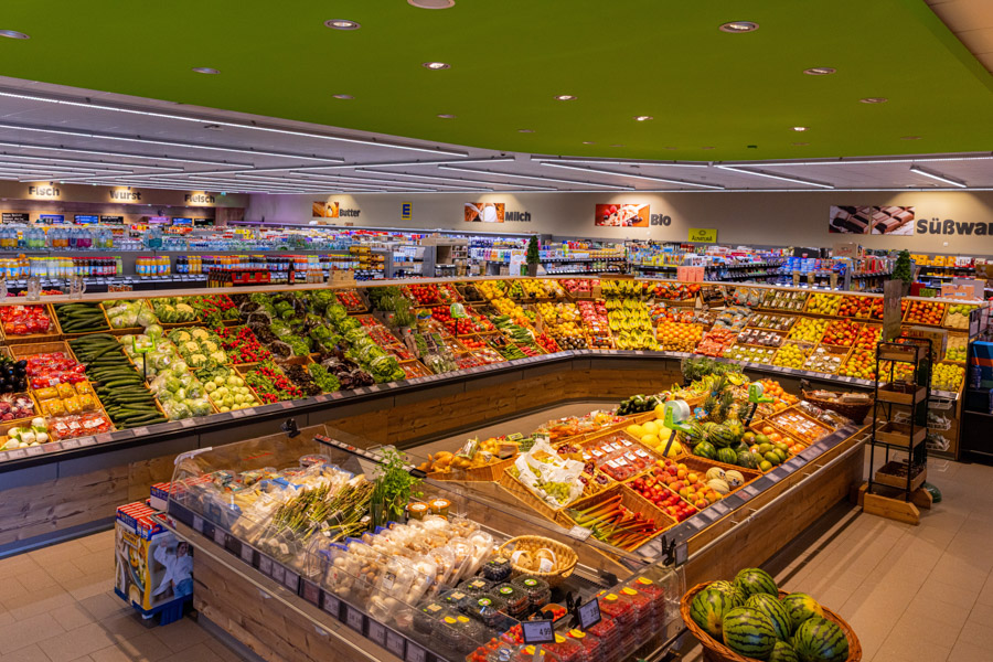 Obst & Gemüse Abteilung 
